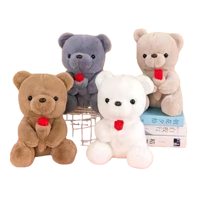 Teddy bear plush toys, super soft short fleece cushions for living room and bedroom decoration Item Picture