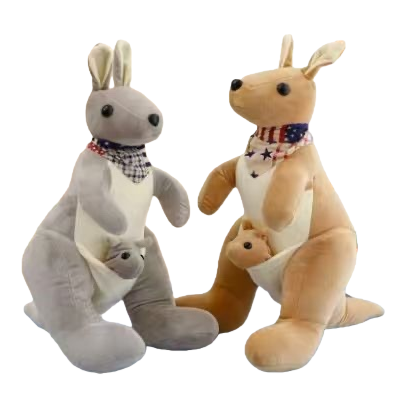 Plush toys, kangaroo dolls, cute throw pillows, stuffed dolls, plush toys Item Picture