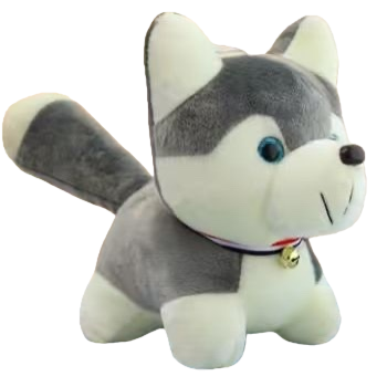 Husky plush toys, cute and realistic pillow dolls, adorable pet fabric home decoration Item Picture