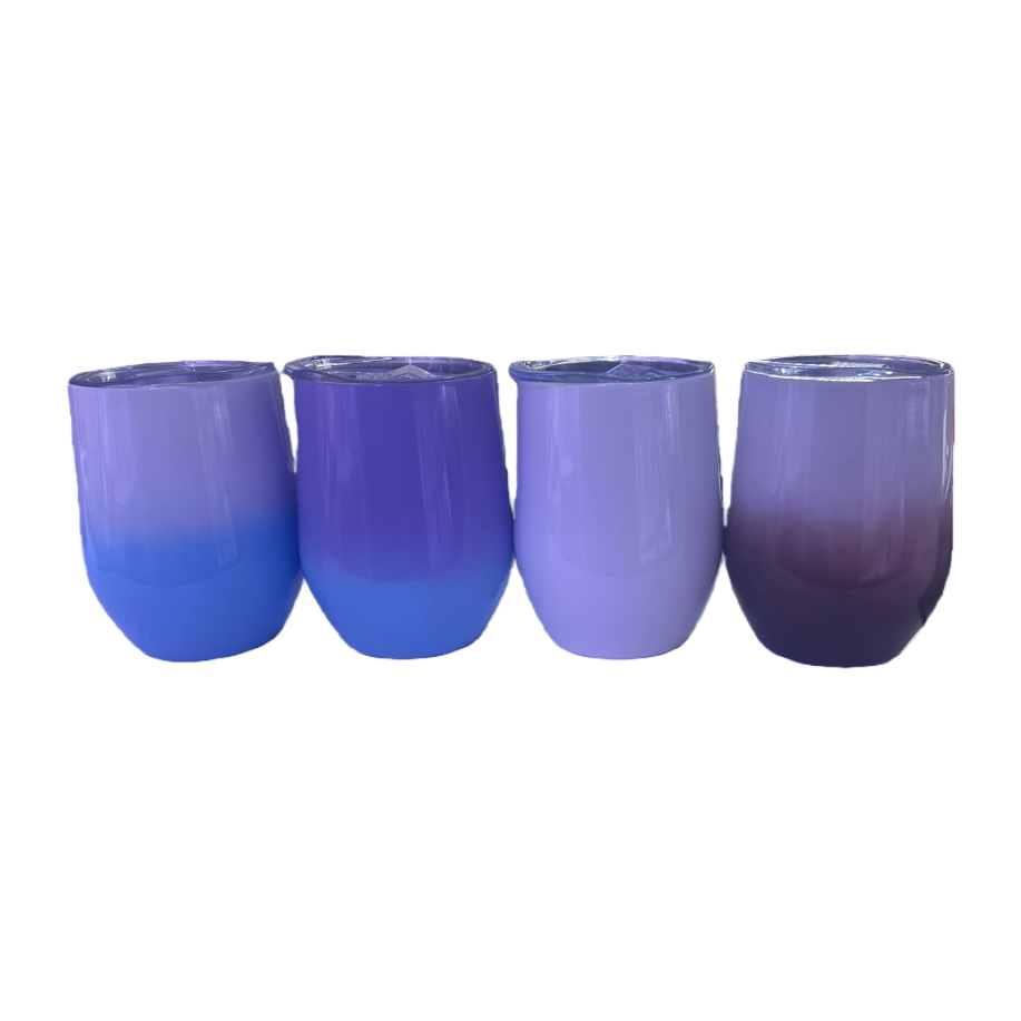 Egg cup heat transfer heat sublimation gradient color insulated cup, 304 stainless steel vacuum insulated cup, 500ml, heat-resistant and leak-proof Item Picture