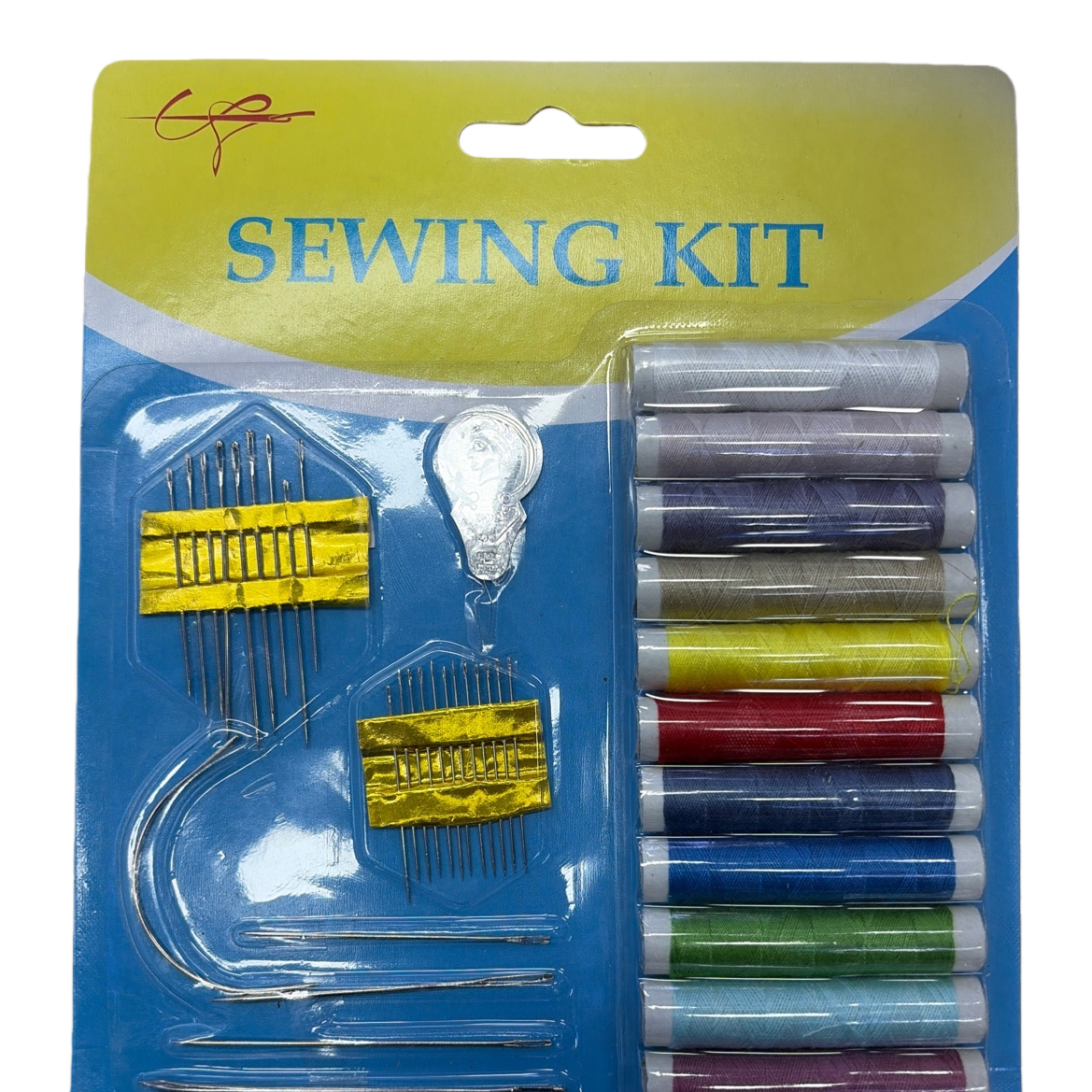 The household sewing tool set includes a needle, thread, scissors, ruler and other multi-functional portable mending tools Item Picture