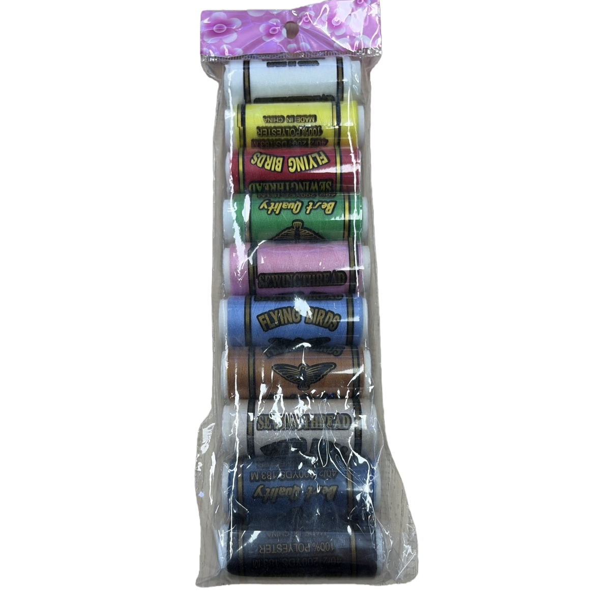 The sewing thread is rolled with thickened polyester thread, specially designed for household sewing machines, which is wear-resistant and anti-breakage Item Picture