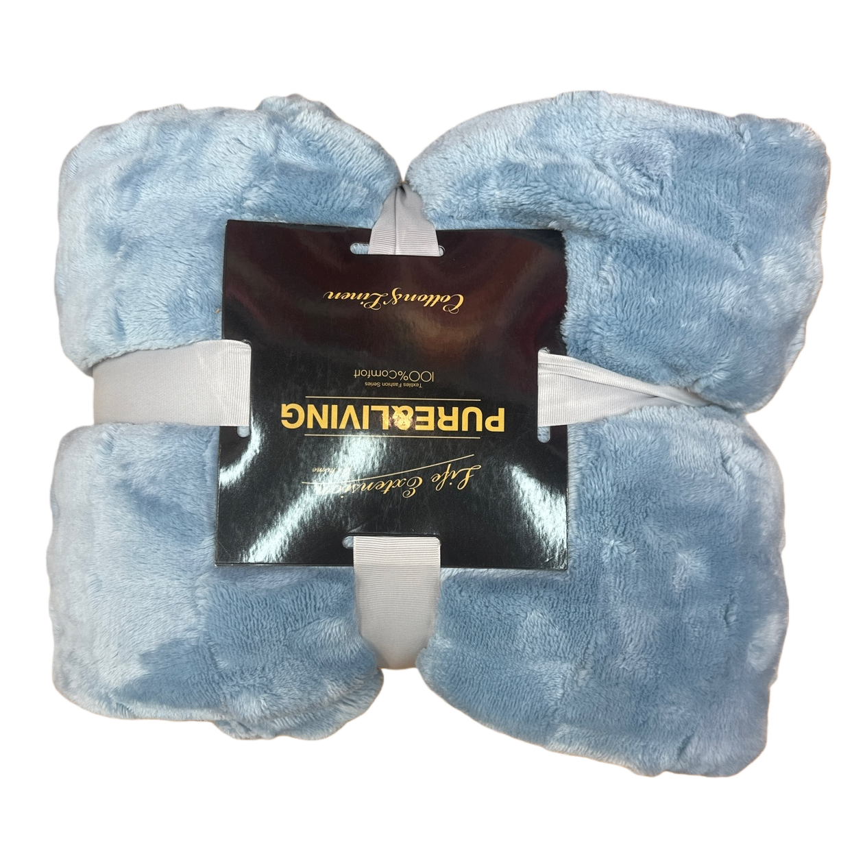 Soft blue blanket, thickened coral fleece winter quilt, air-conditioned, single and double dormitory, household Item Picture