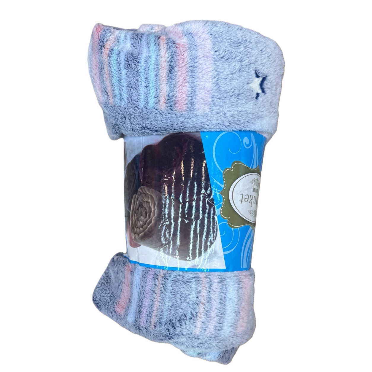 Thick and warm coral fleece blanket with double layers of fleece, 200x230cm Item Picture
