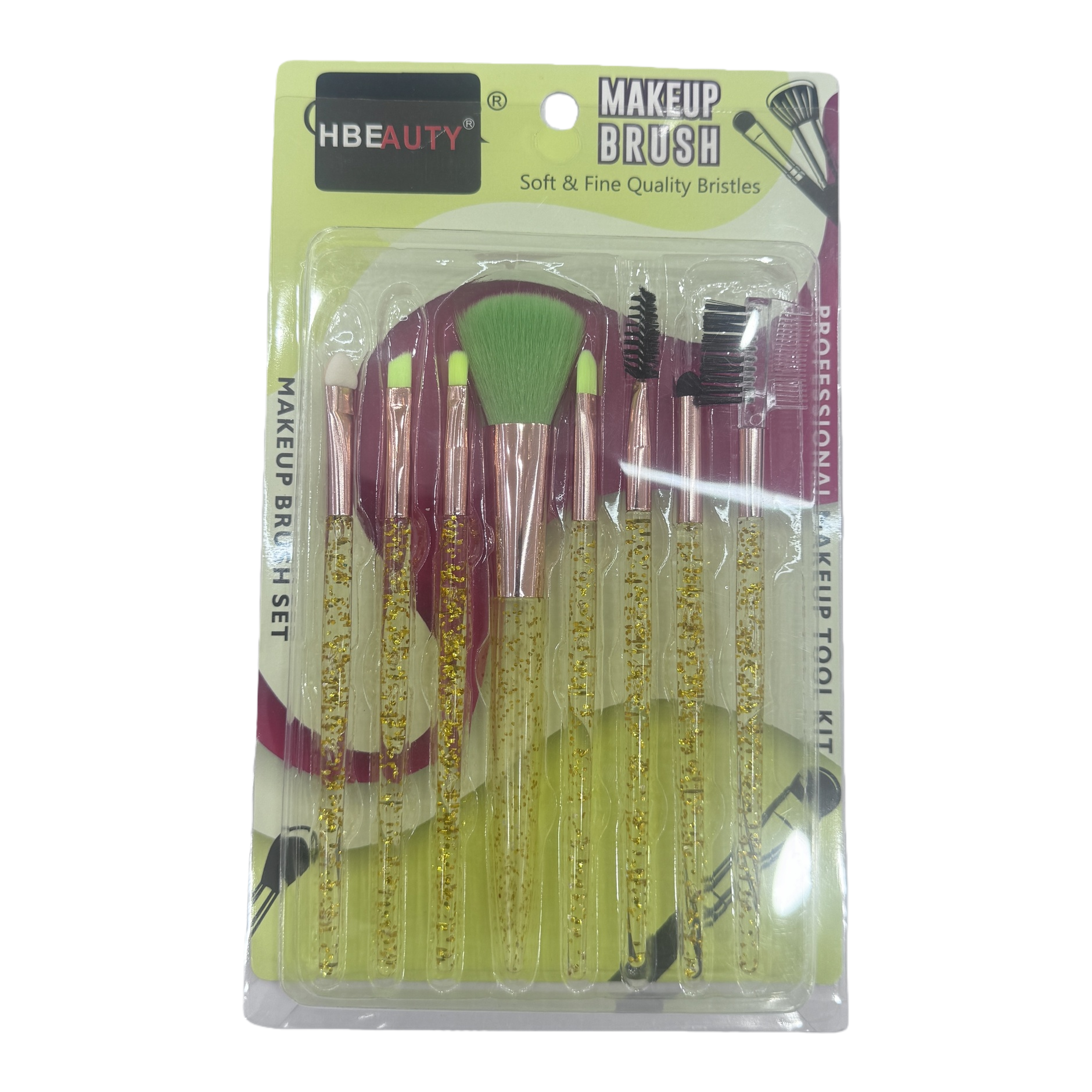 Makeup brush set: 15 full-face makeup brushes with food-grade nylon bristles and comes with a makeup bag Item Picture