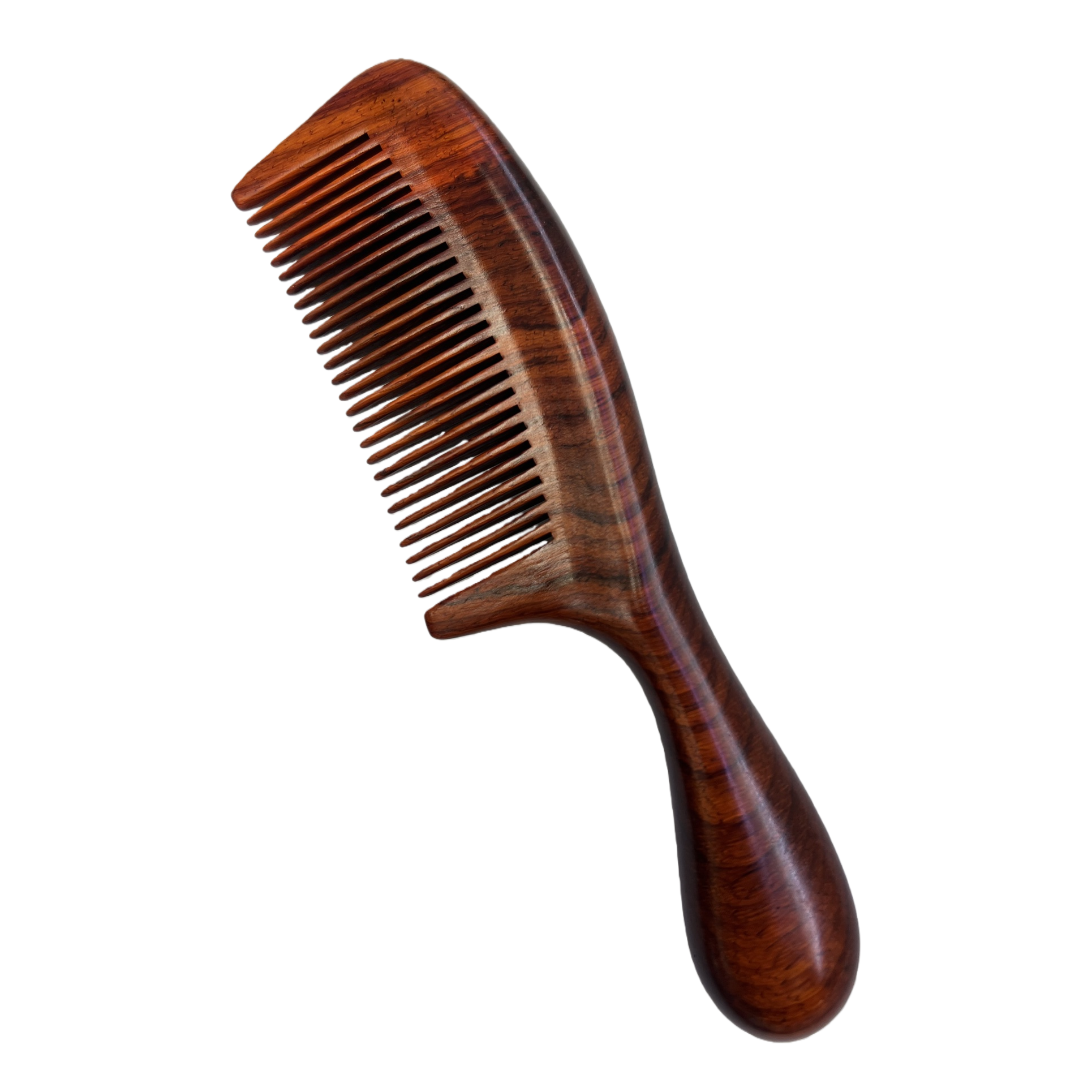 Natural wood rosewood handle comb, whole wood comb, hair comb, household comb, gift and makeup comb Item Picture