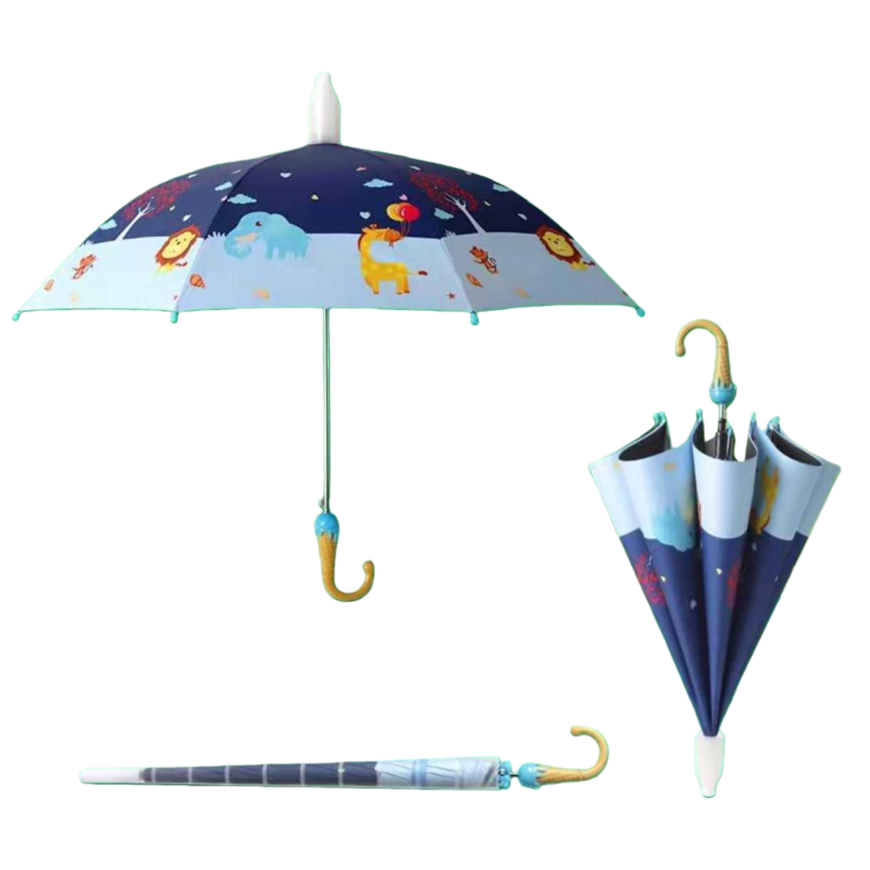 The children's all-weather umbrella is waterproof, sun-proof, lightweight and foldable, suitable for kindergartens and primary school students Item Picture