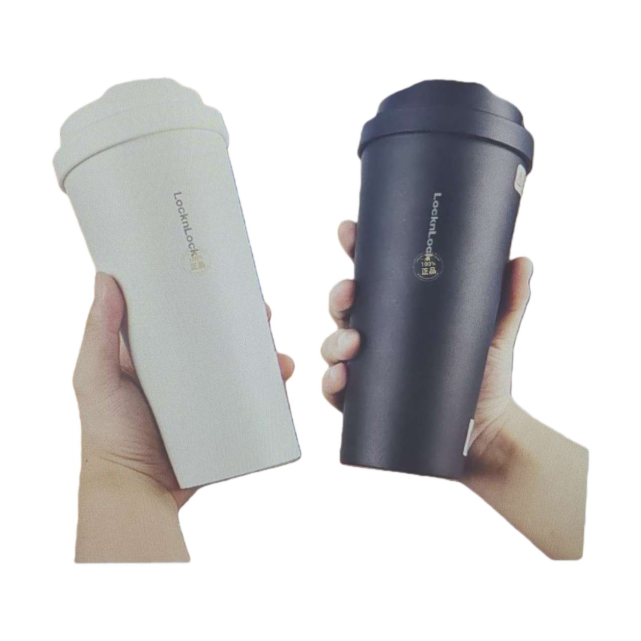保温杯 不锈钢真空保温杯 500ml 便携户外水杯白底实物图