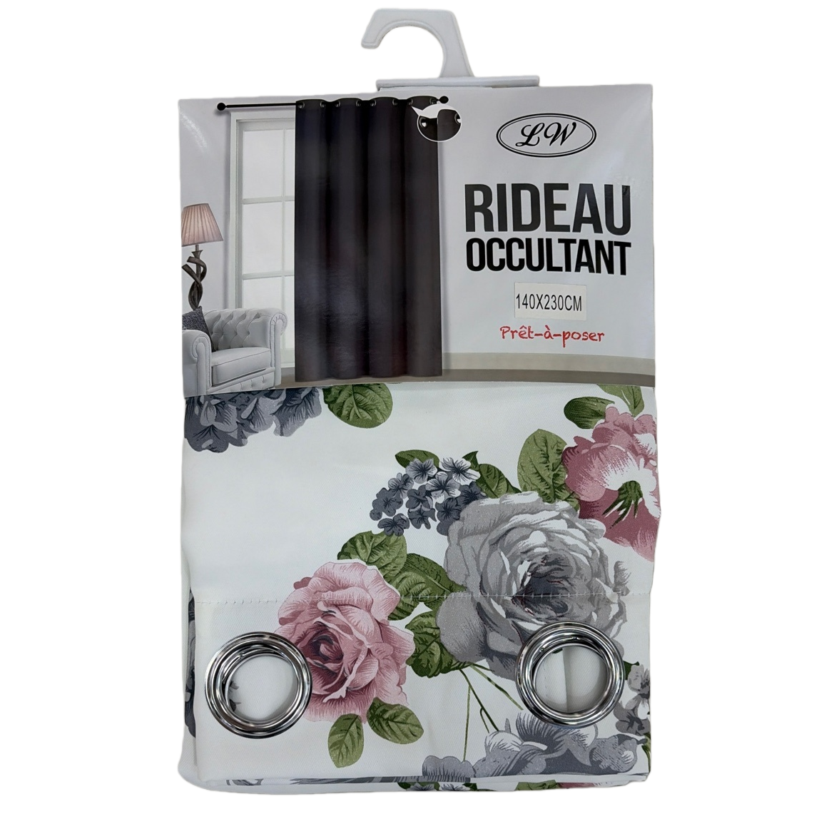 Cortinas opacas jacquard algodón salón dormitorio ventana soleada modelo suelo Item Picture