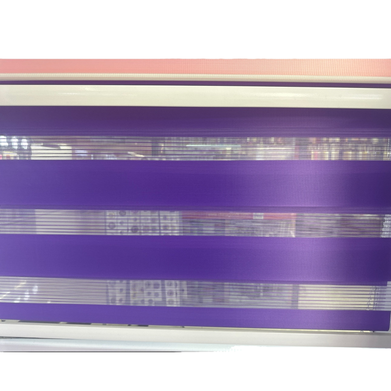Purple blinds, aluminum alloy blackout, adjustable indoor curtains and window decorations Item Picture