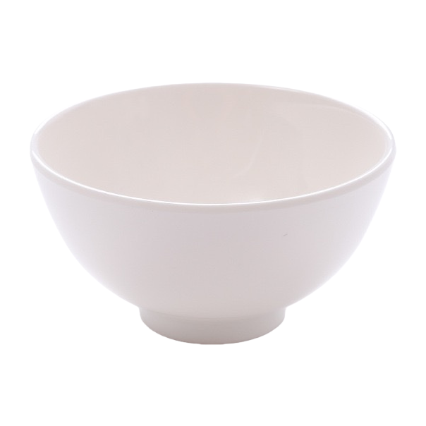饭碗+白色陶瓷碗白底实物图