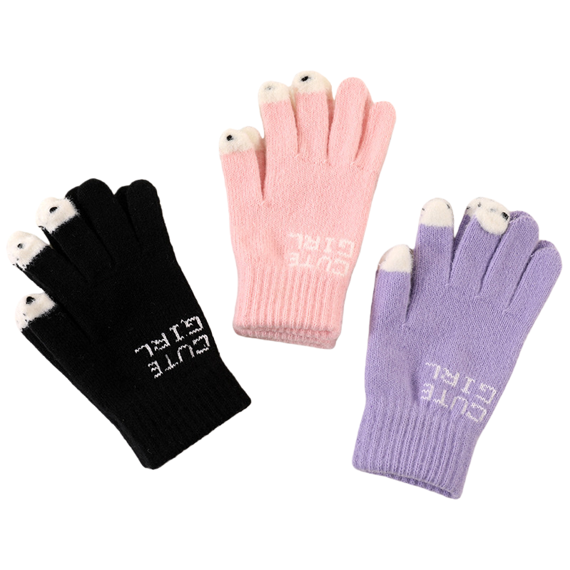 Warm and anti-slip thickened cotton gloves, suitable for both men and women, winter outdoor warm gloves Item Picture