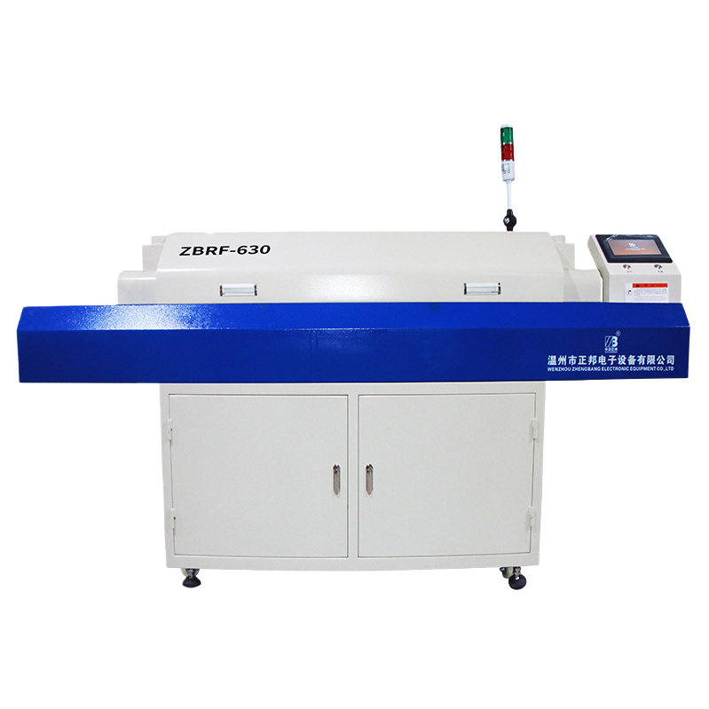 Hot air six-zone ZBRF630 reflow soldering machine is a high-precision SMT patch soldering equipment Item Picture