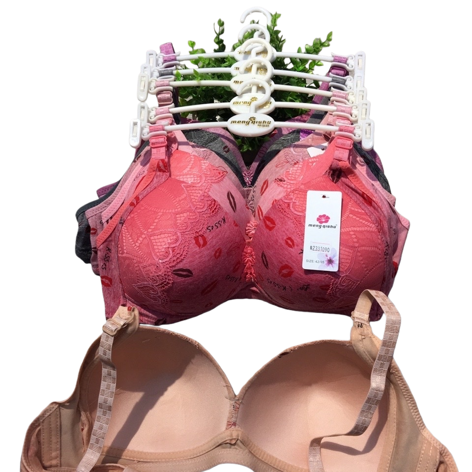 This is a cotton bra with seamless soft support for daily commuting Item Picture