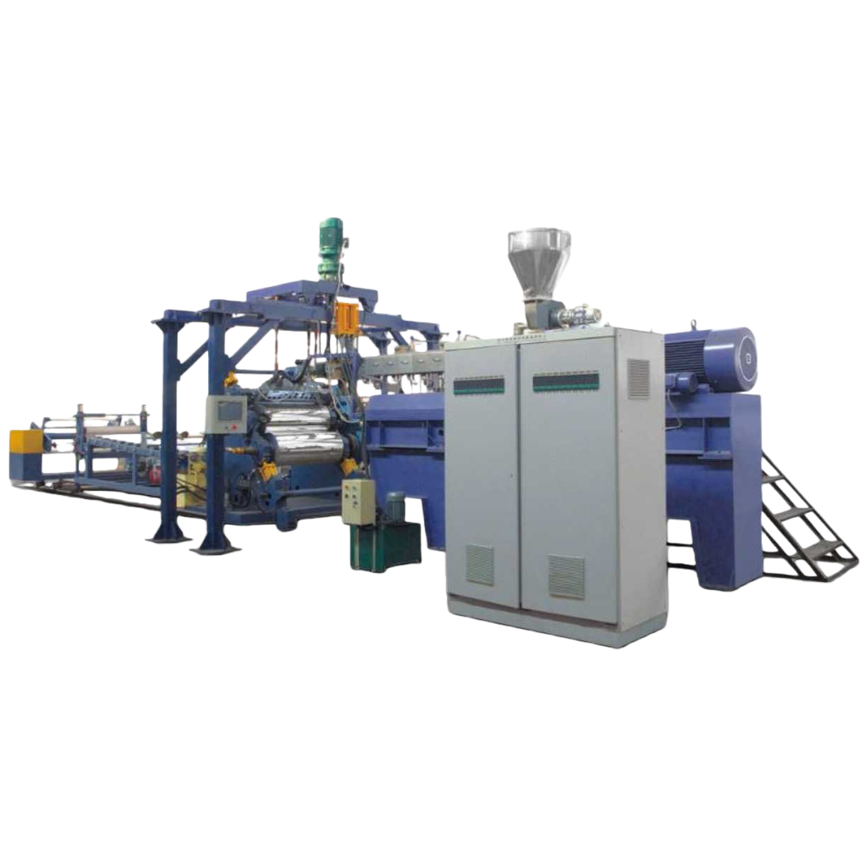Industrial equipment plastic extruder, 304 stainless steel body, single-screw, dedicated for thermoplastic materials Item Picture