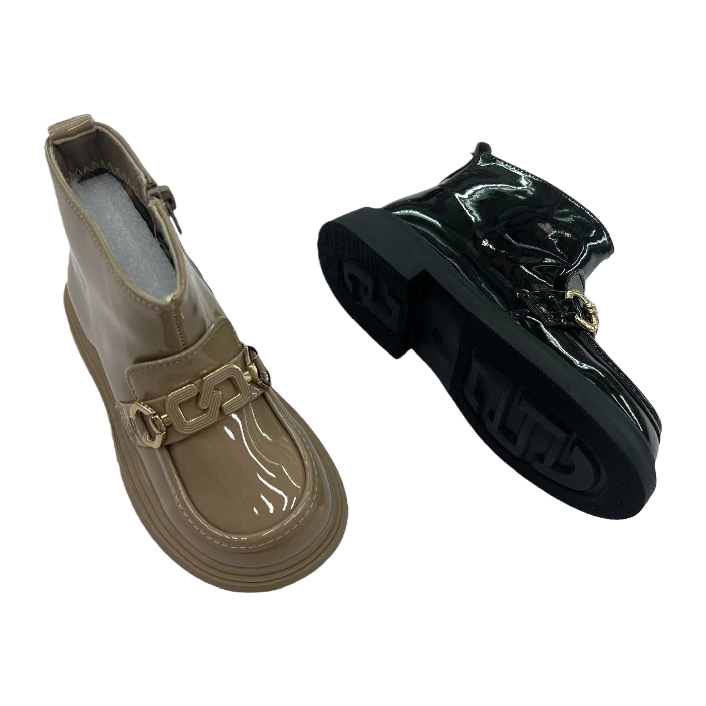 Fashionable ankle boots for women's autumn and winter, versatile ankle boots, casual leather boots
