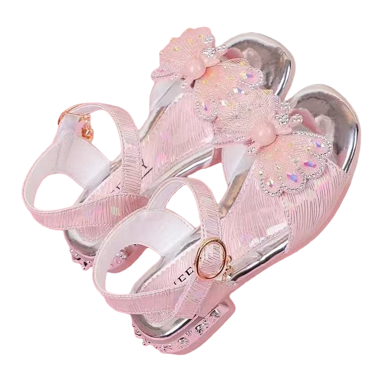 Pink bow-decorated summer breathable and casual wedge heel sandals for women Application Scenario