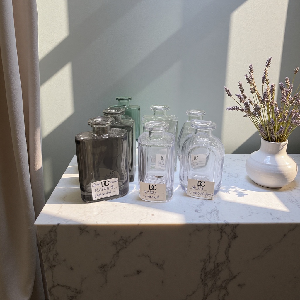 Glass bottles, high borosilicate heat-resistant sealed jars, household storage bottles, glass seasoning bottles details Picture