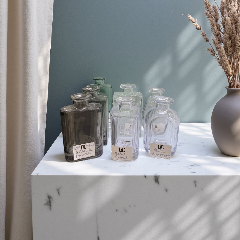 Glass bottles, high borosilicate heat-resistant sealed jars, household storage bottles, glass seasoning bottles