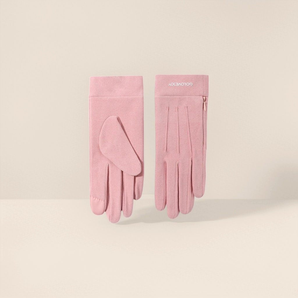 Black gloves, warm, anti-slip, thickened knitted gloves, suitable for women in autumn and winter Application Scenario