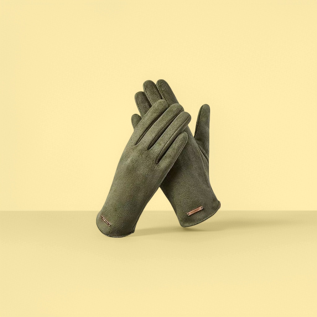 White pure cotton gloves for both men and women, anti-slip, breathable and daily warm gloves