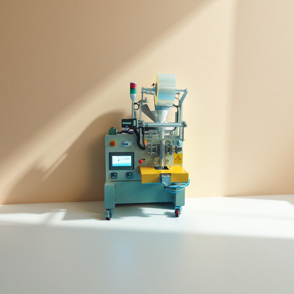 Manual feeding and packaging machine, fully automatic vertical powder and granule packaging equipment details Picture