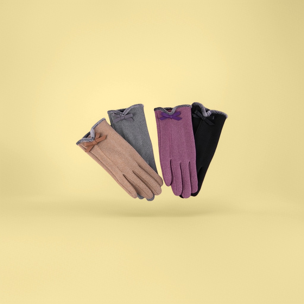 Pure cotton breathable thin gloves for women, anti-slip for daily commuting in spring and autumn, fingertip touch screen