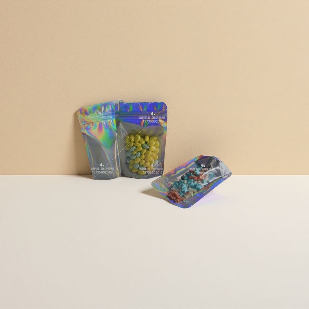 Explosion-proof zipper plastic self-sealing bags, plastic packaging bags, transparent plastic sealing bags details Picture