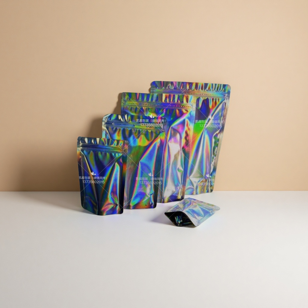 Rainbow-colored waterproof thickened hand-held gift bags are available in multiple sizes Application Scenario