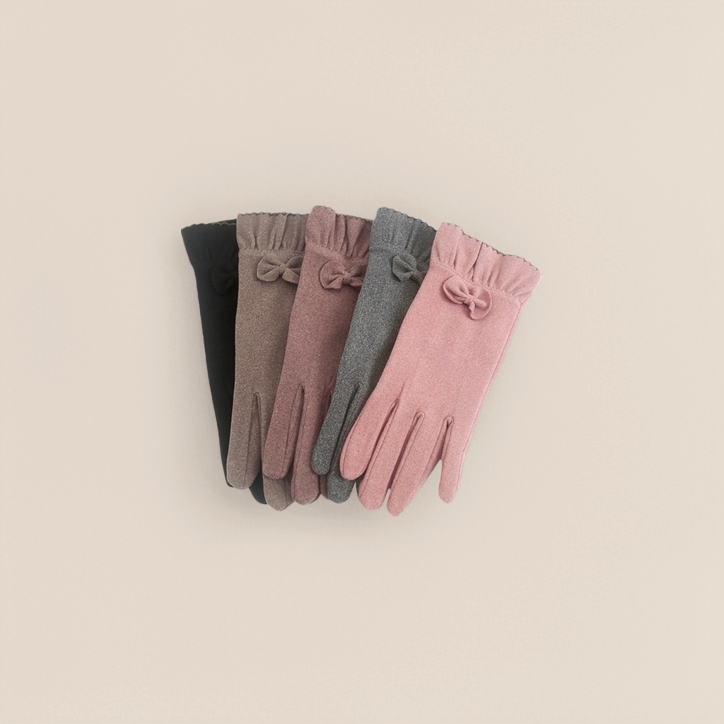 Pure cotton breathable hand gloves for both men and women, anti-slip and wear-resistant for daily commuting