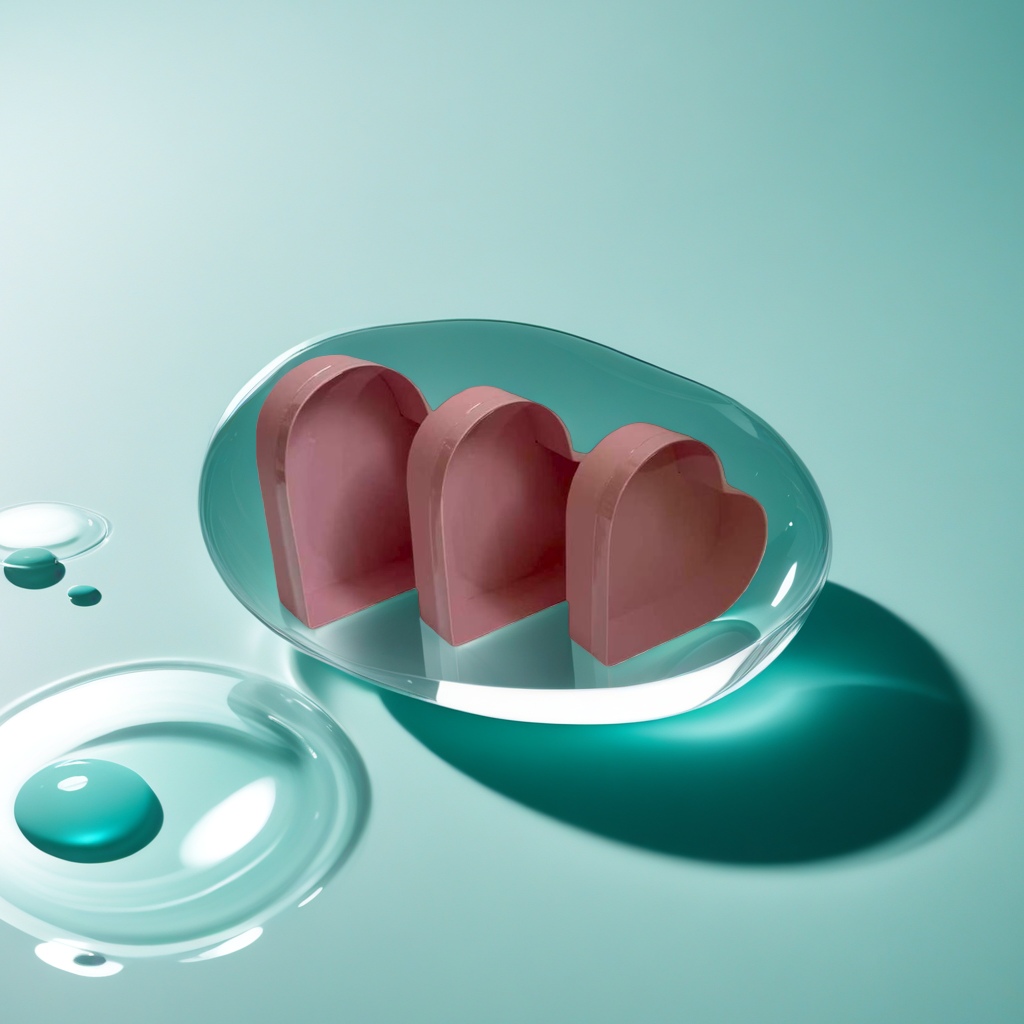 Pink heart-shaped gift box set of three pieces, heart-shaped candy and chocolate packaging box Specification image