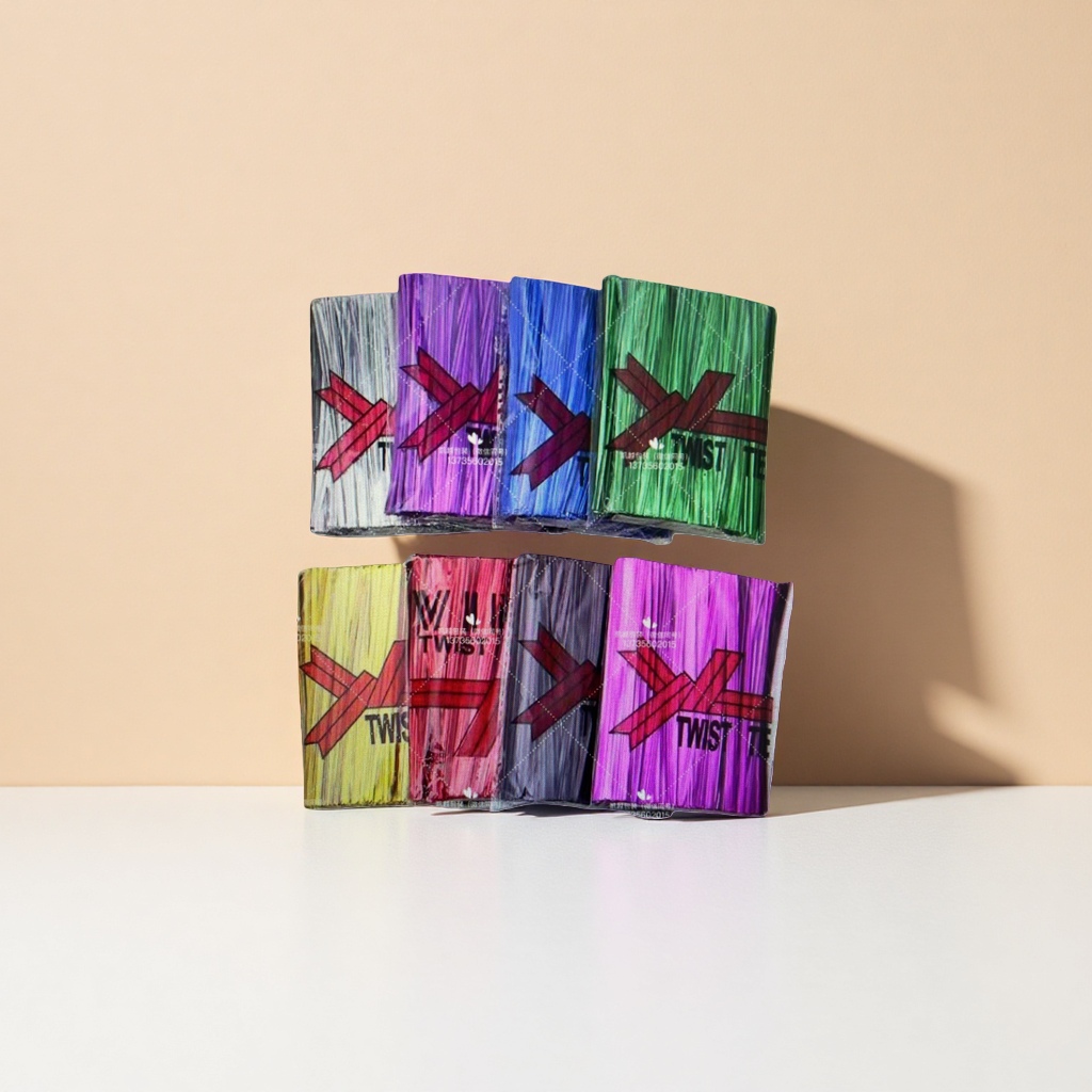 Colorful packaging bags, twisted tea bags, independent small bags for tea preservation, moisture-proof and portable design details Picture