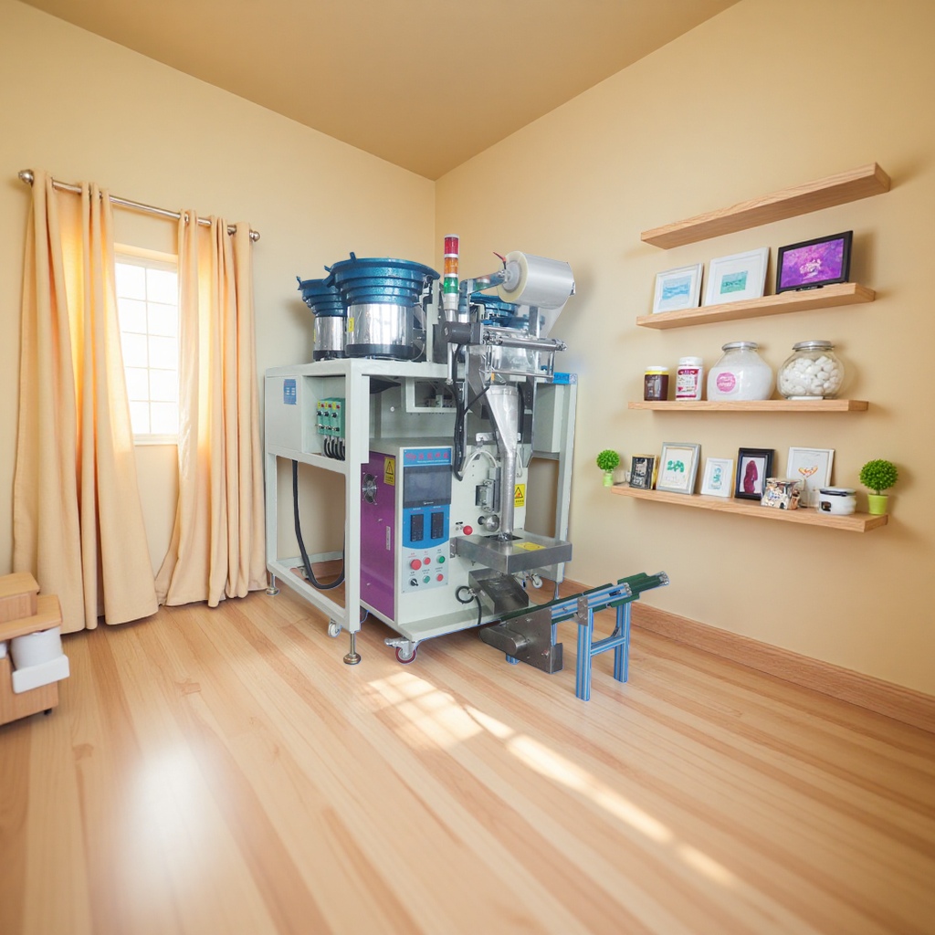A small vertical fully automatic packaging machine for hardware accessories details Picture