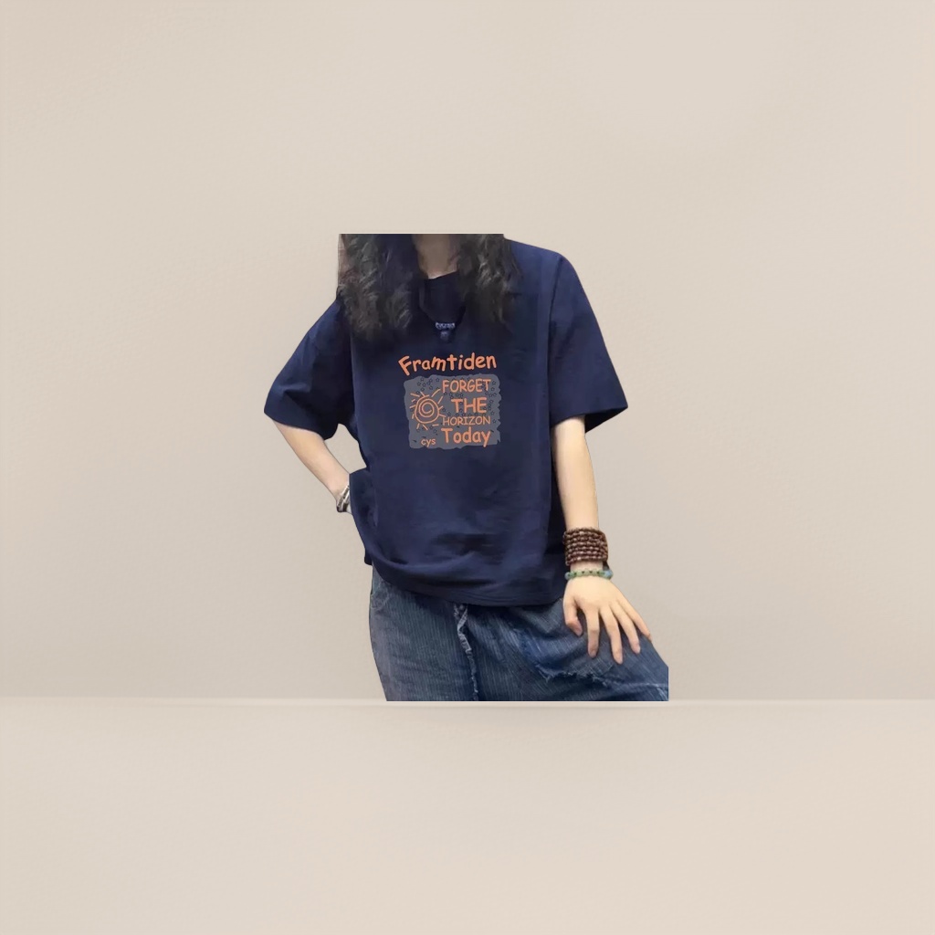 女式T恤实物图