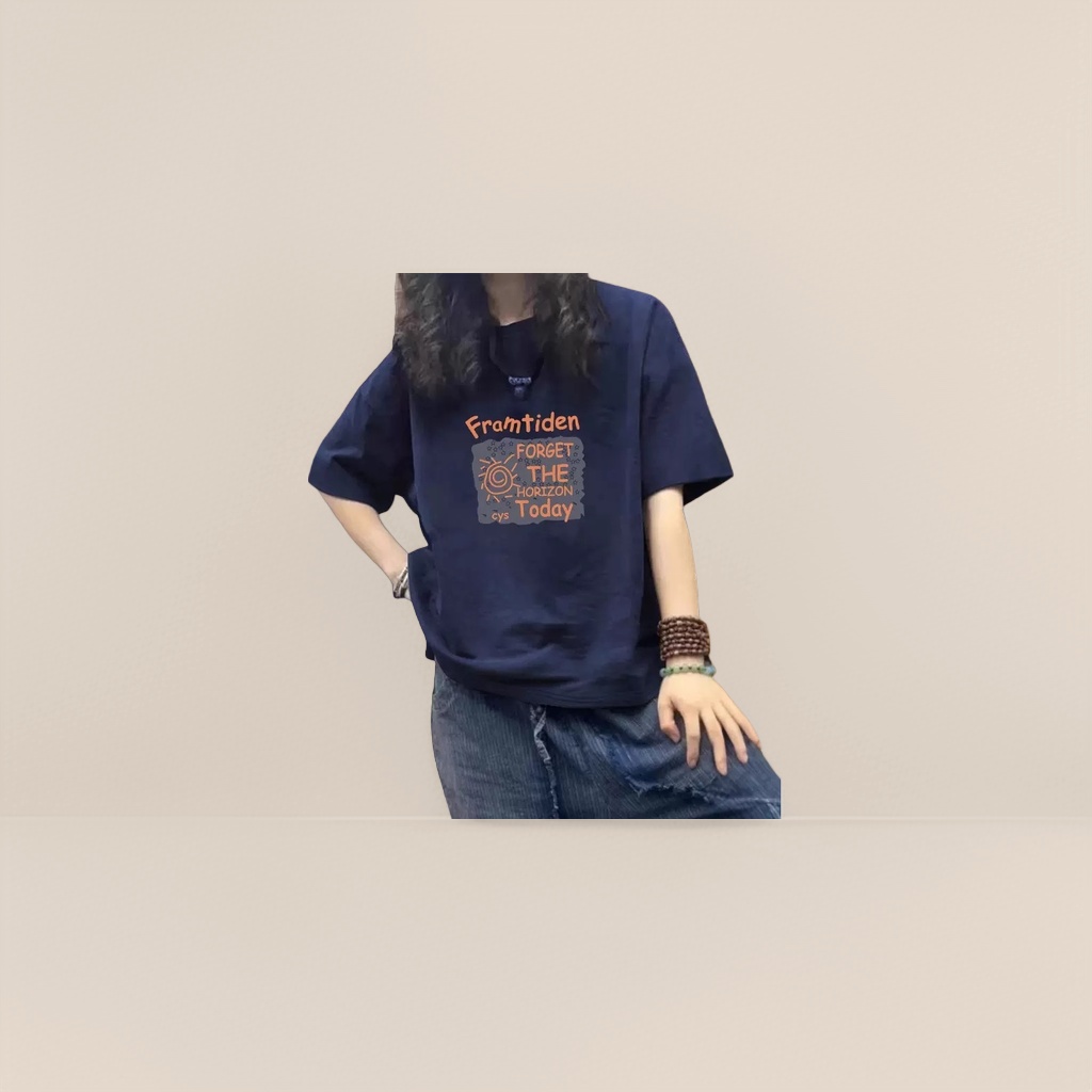 T恤/t恤女宽松韩版/夏天短袖女白T/冰丝/圆领衫细节图