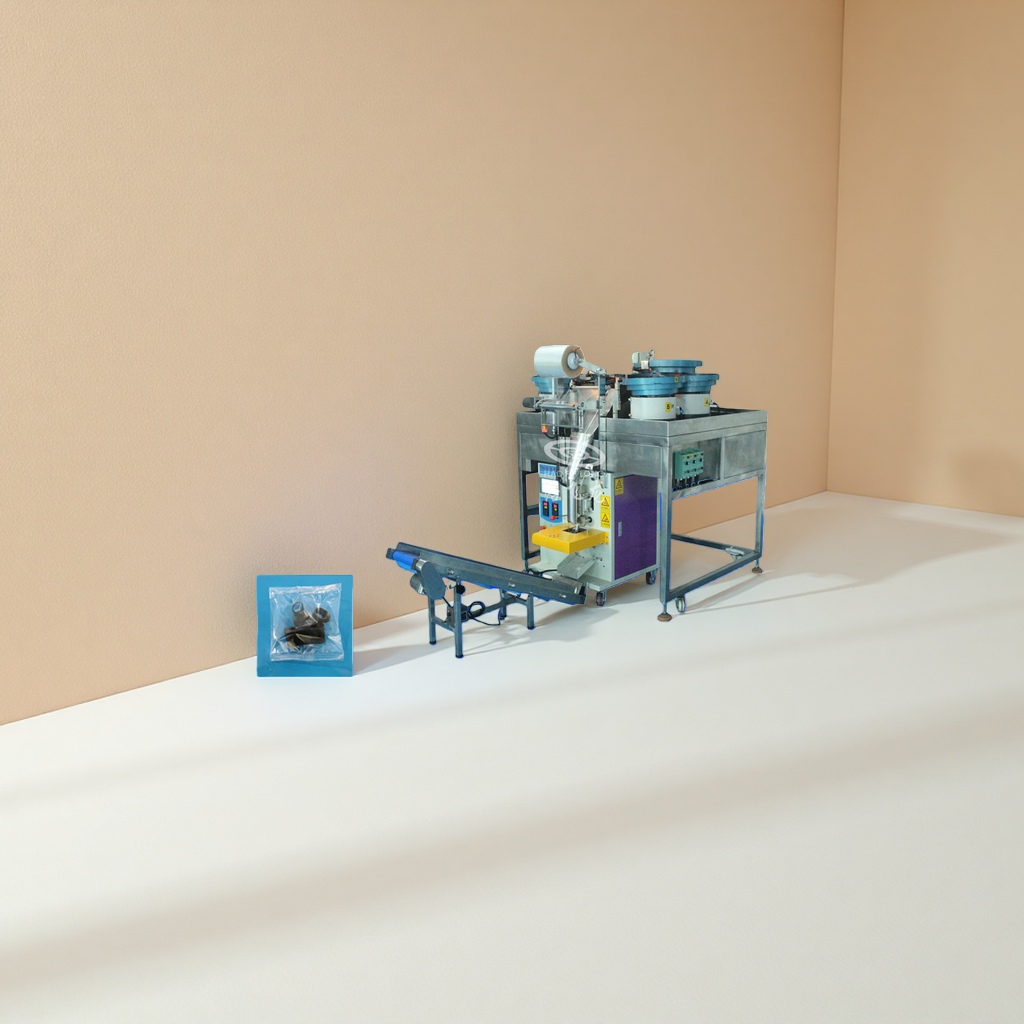 The automatic packaging machine for plastic parts is a fully automatic, efficient and stable packaging equipment Specification image