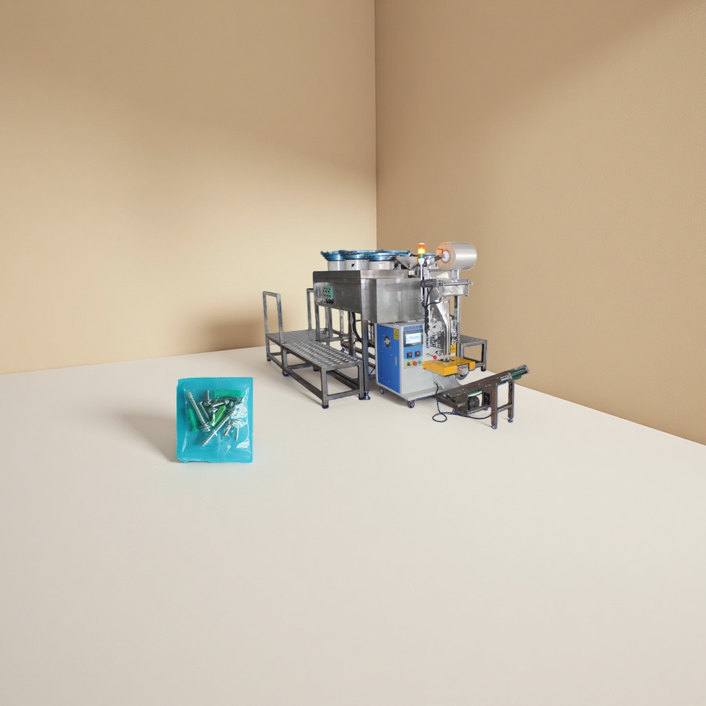 The fully automatic hardware drag chain packaging machine equipment is industrial-grade, highly efficient and stable Application Scenario