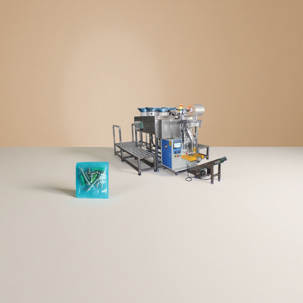 The fully automatic hardware drag chain packaging machine equipment is industrial-grade, highly efficient and stable Specification image