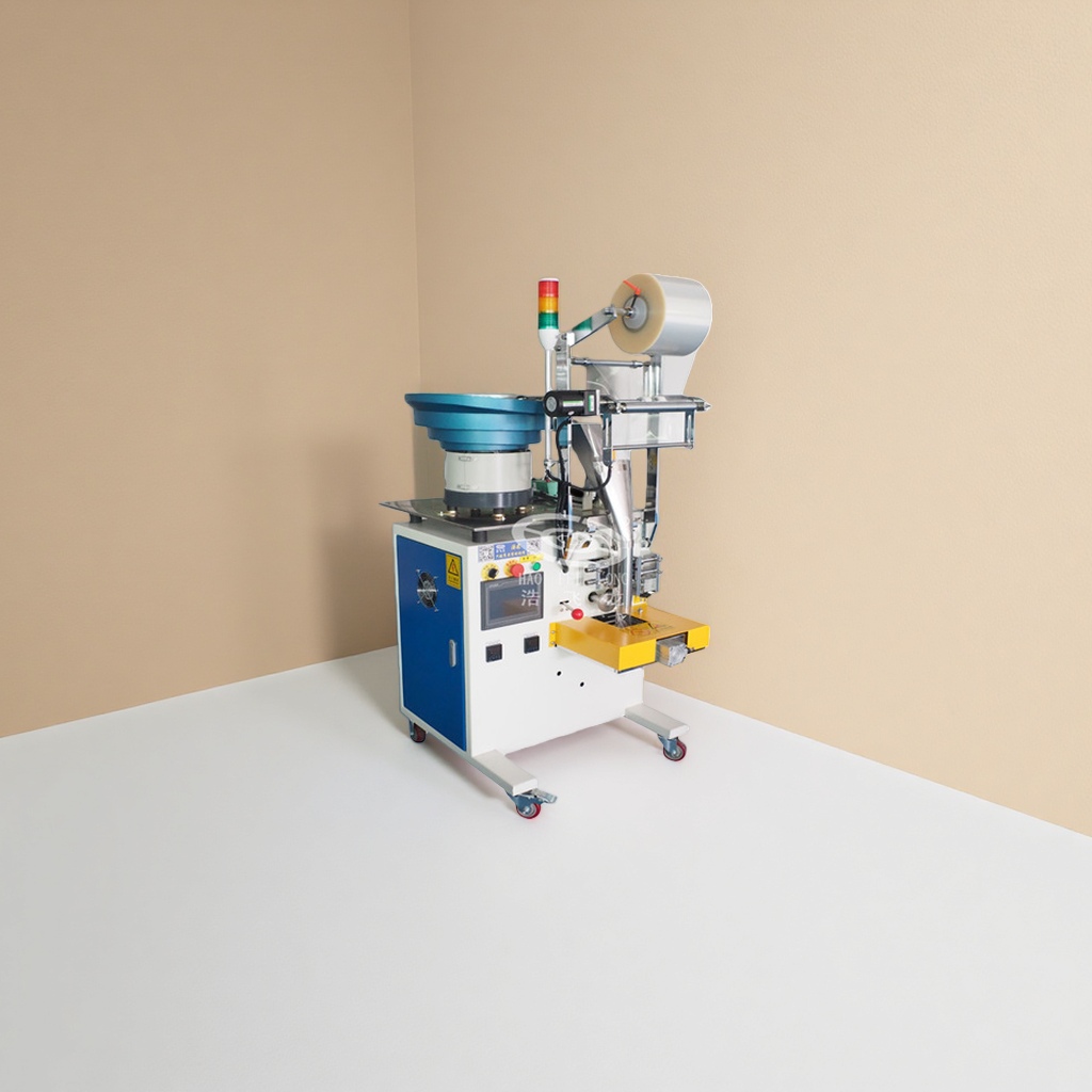 Rivet screw accessory automatic packaging machine - fully automatic screw packaging equipment Application Scenario