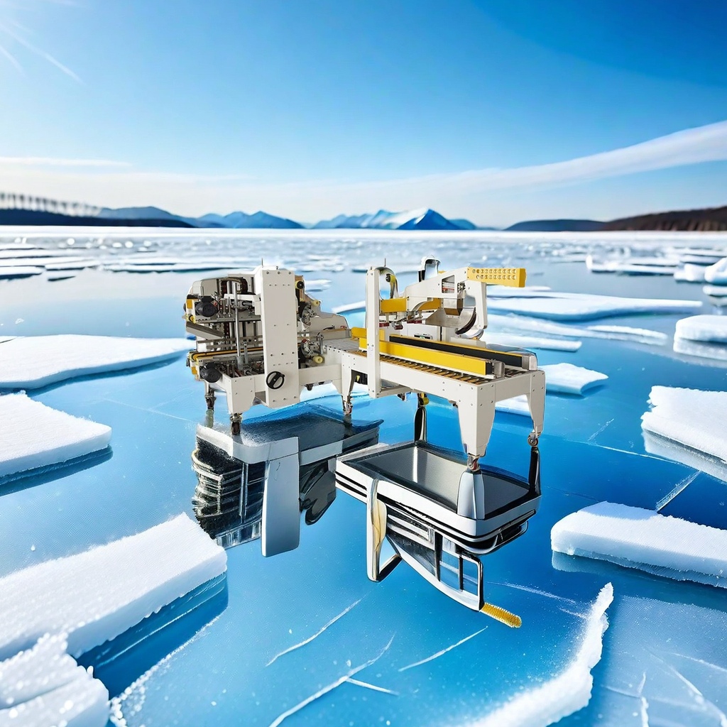 Automatic lid folding and sealing machine, fully automatic carton sealing and packaging machine
