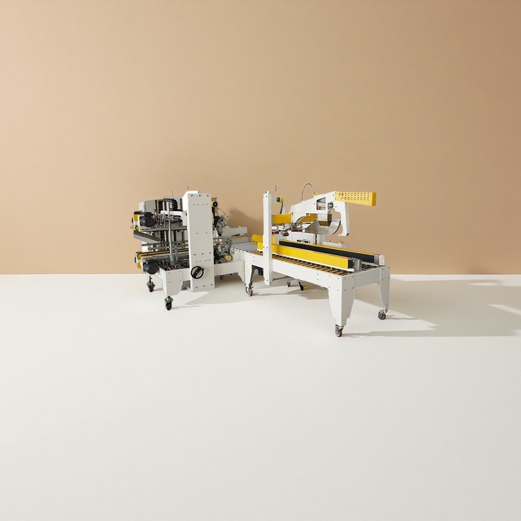 Automatic lid folding and sealing machine, fully automatic carton sealing and packaging machine Specification image