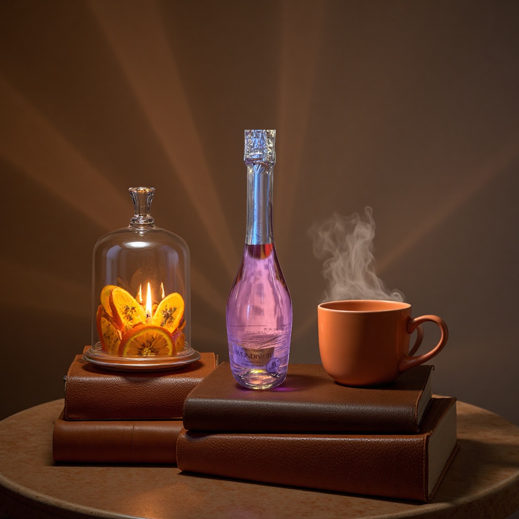 MUNDIVER pink sparkling wine bottle rose sparkling wine Application Scenario