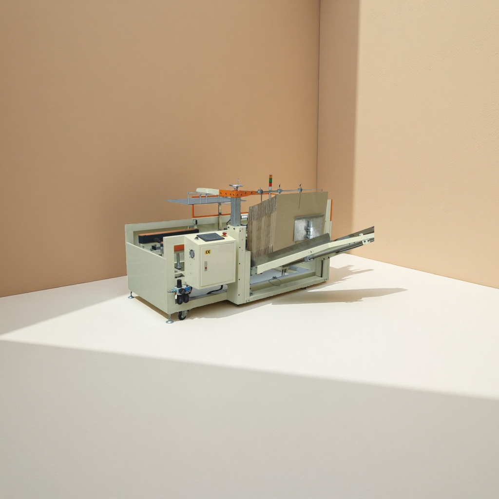 Fully automatic case opening machine, packaging equipment, carton forming and bottom sealing integrated machine details Picture