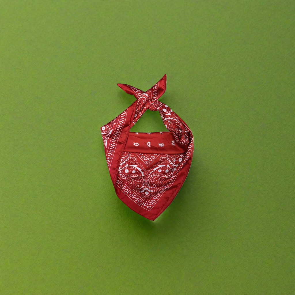Red, silk square scarf, versatile small square scarf Application Scenario
