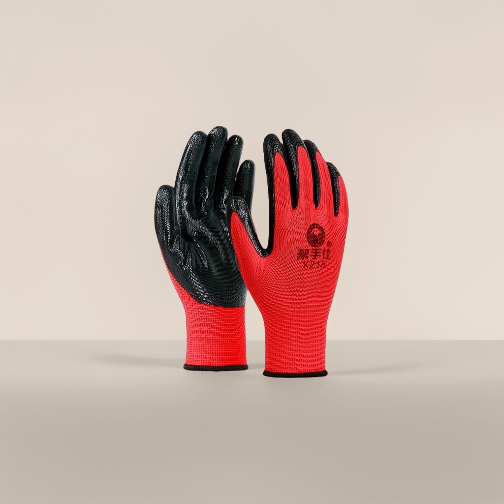 Wear-resistant and anti-slip nylon gloves for work protection and labor protection Specification image