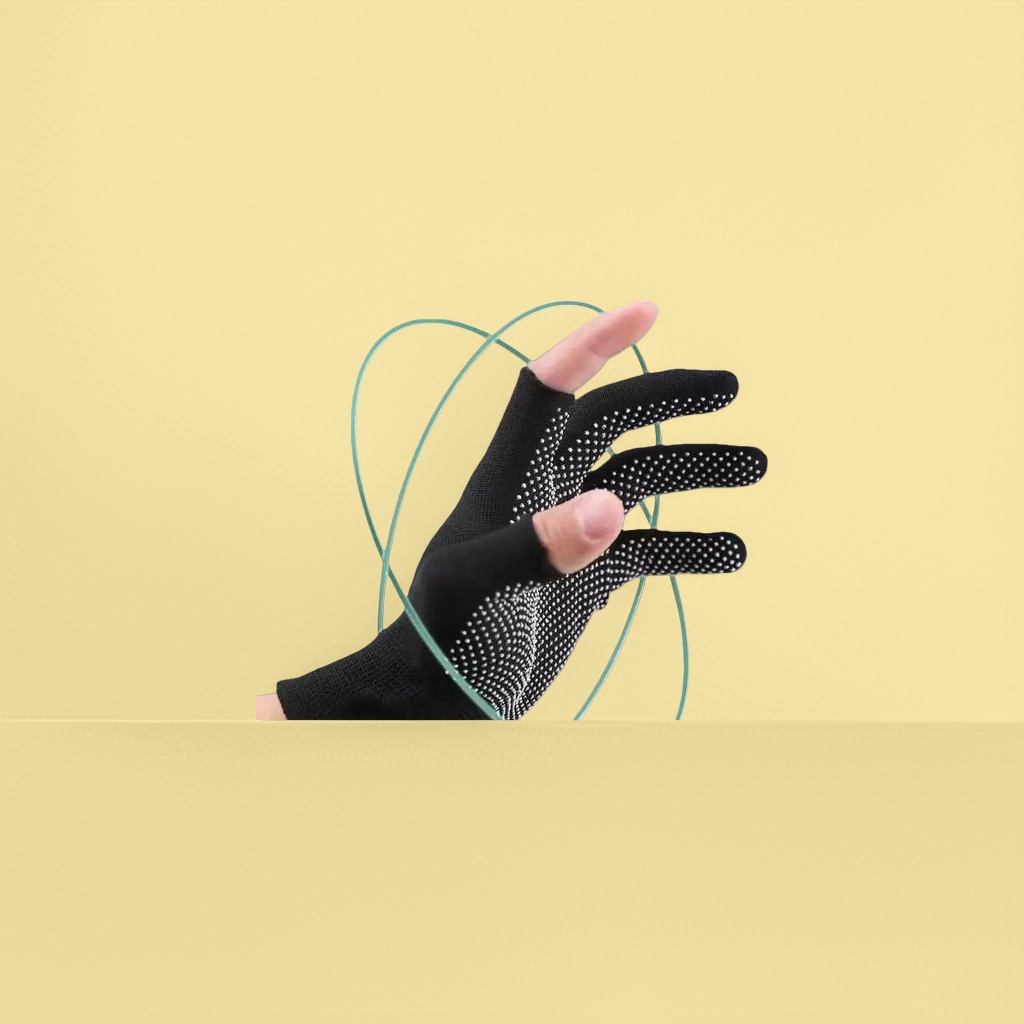 Nylon dot-bead protective gloves, thickened anti-slip and wear-resistant labor protection gloves Specification image