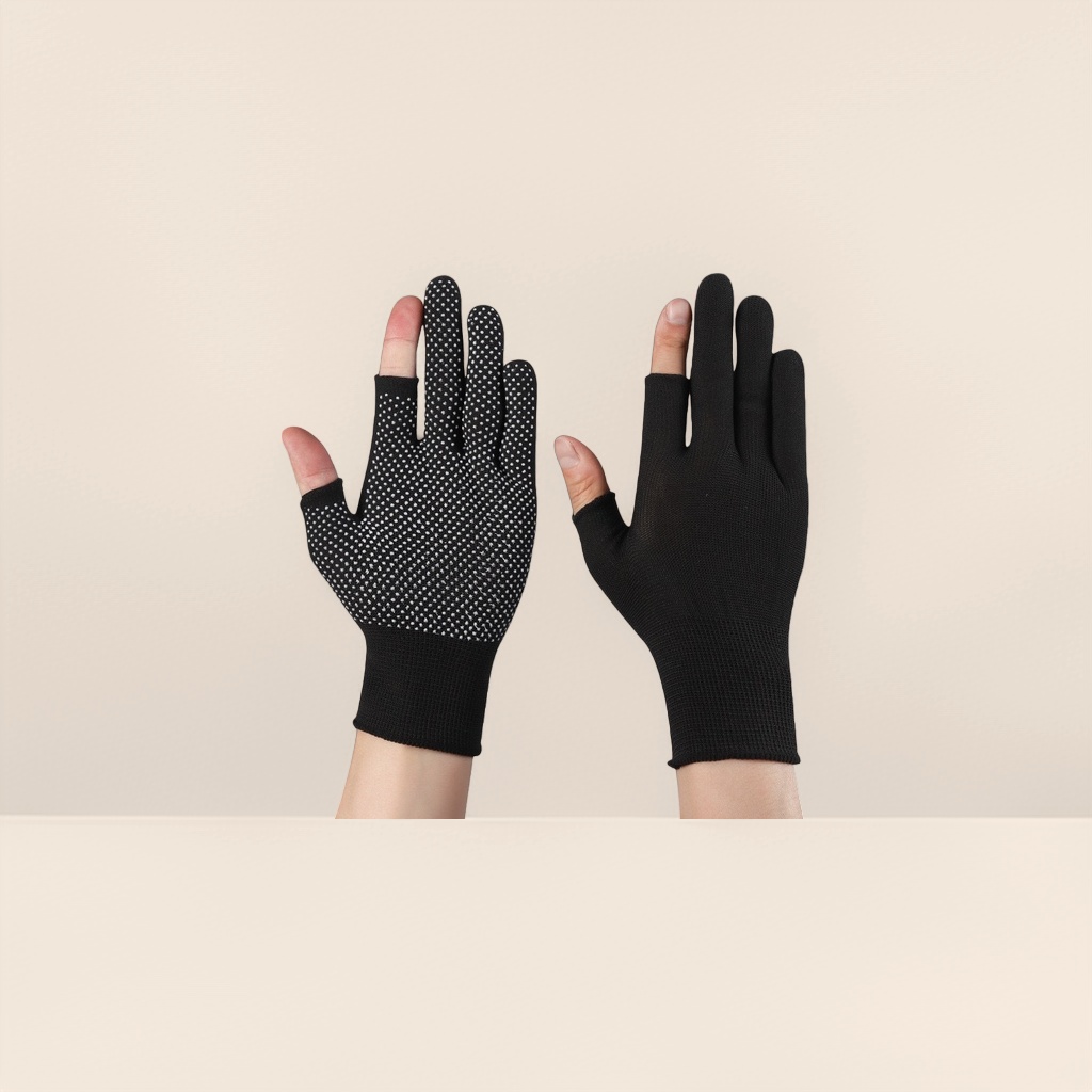 Black anti-slip gloves for both men and women, thickened and wear-resistant, suitable for work, labor protection and cycling Application Scenario