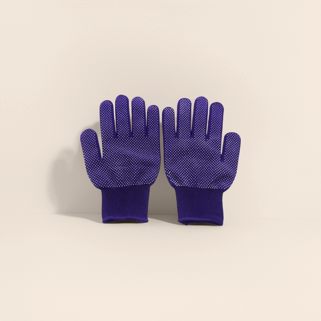 Purple anti-slip gloves, thickened and wear-resistant, suitable for both men and women, for work and household chores Application Scenario