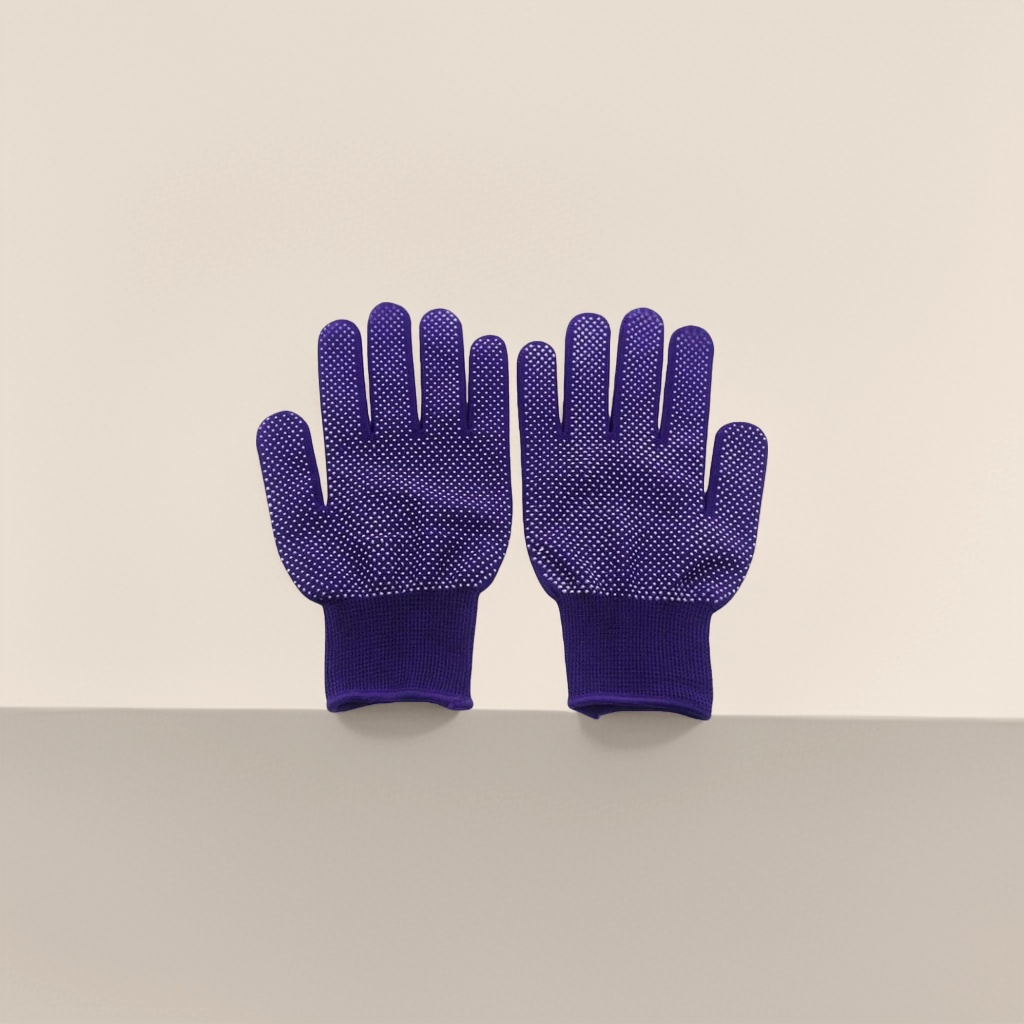Purple anti-slip gloves, thickened and wear-resistant, suitable for both men and women, for work and household chores Specification image