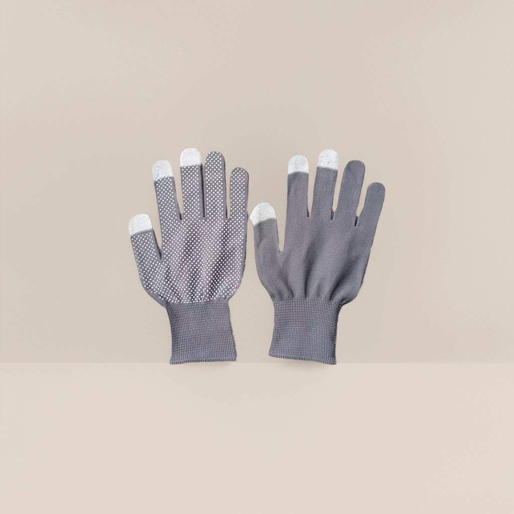 Black with white dot-dotted glue work protection gloves Application Scenario